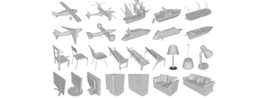 Teaser figure for Learning Dual Hierarchical Representation for 3D Surface Reconstruction